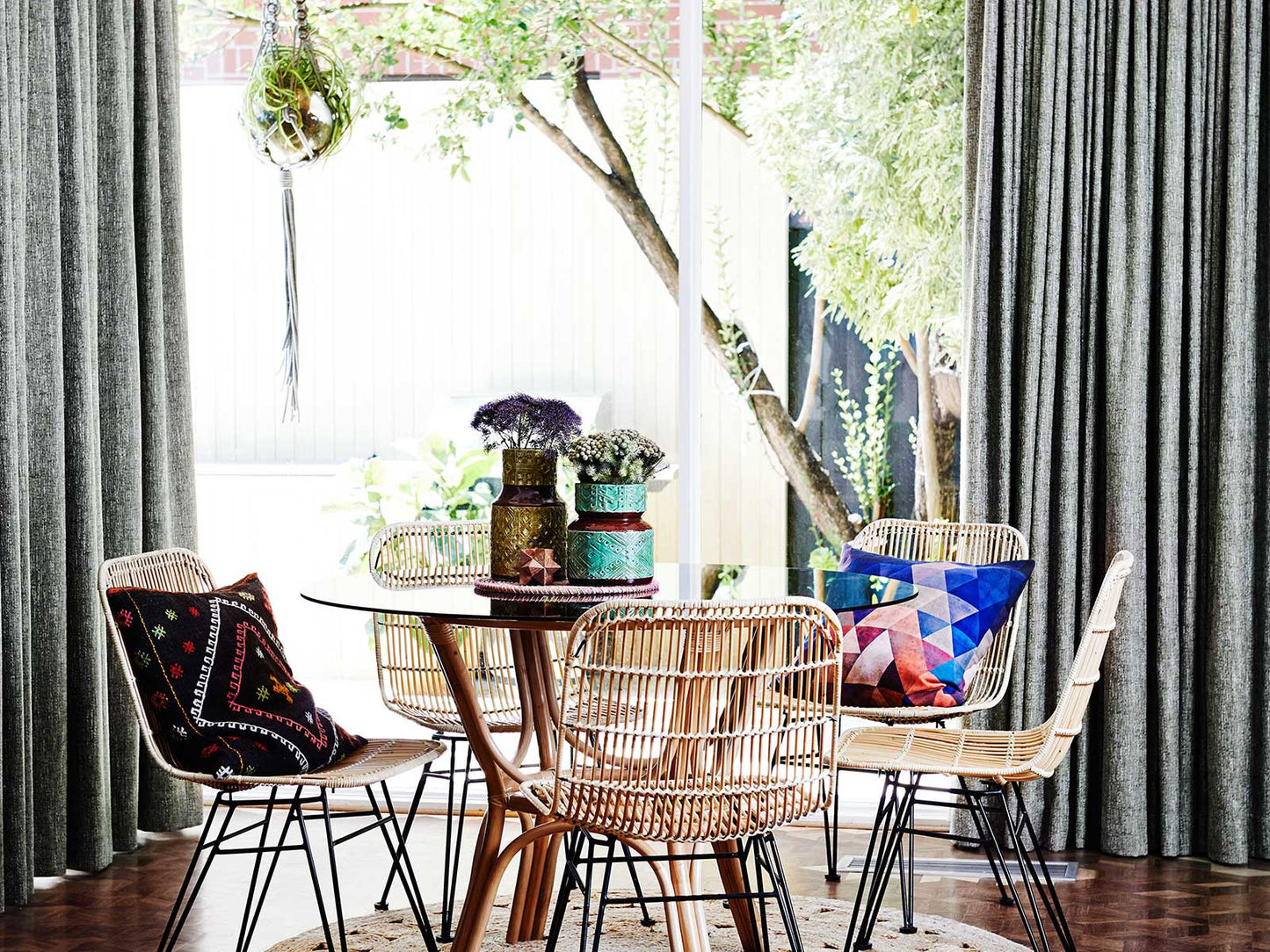 ESPRESSO Rattan Dining Chair | Natural