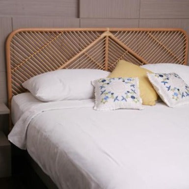 COURTNEY Bedhead in Rattan | Single Bed