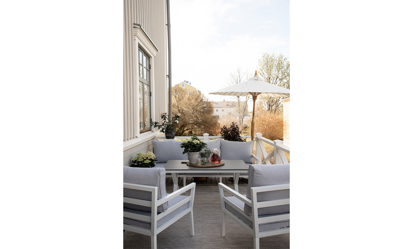 BERGEN Aluminium Outdoor Sofa Set