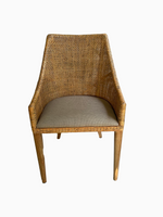 NASHVILLE Dining Chair | Rattan, Brown