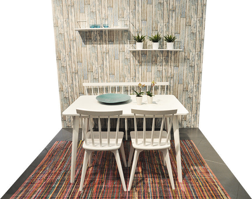 pencil leg white dining table singapore
