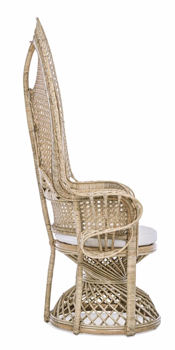 GRAND PEACOCK Rattan Chair | Natural