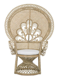 Grand Peacock Rattan Chair