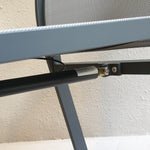 PISA Recliner Chair and Footstool Set | Dark Grey